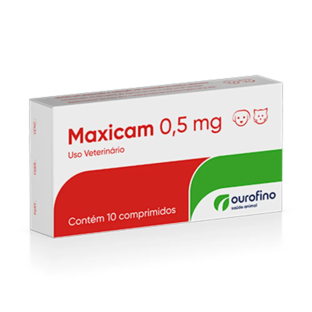 Anti-inflamatório Maxicam para Cães em Blister com 10 Comprimidos de 2,0 mg