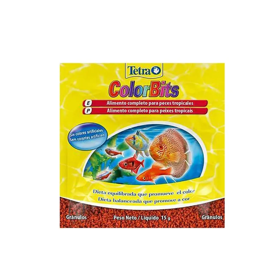 Ração Colorbits Granules Tetra — Nutrição Completa e Realce de Cor